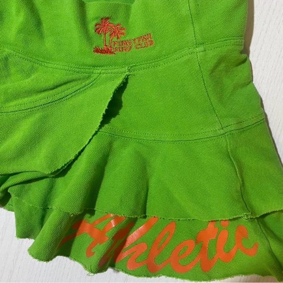 Green Ruffled Skirt - Picture 2 of 4